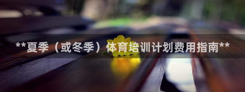 耀世天下图片大全：**夏季（或冬季）体育培训计划费用