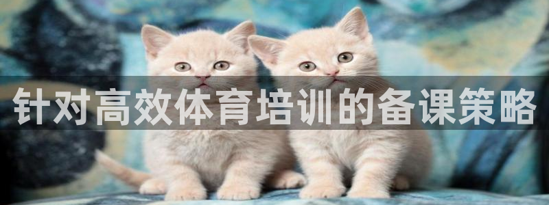 耀世娱乐含山设备：针对高效体育培训的备课策略